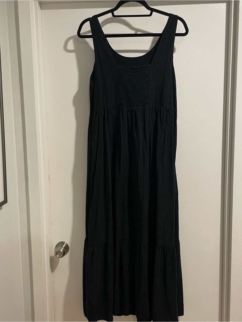 J. Jill Black Sleeveless Maxi with Scoop Neck